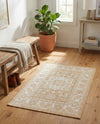 Tribal Terrace Treasures Collection Area Rug -  Incan Isle (Natural) Rectangle Natural  lifestyle 25