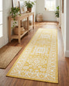 Tribal Terrace Treasures Collection Area Rug -  Incan Isle (Yellow) Runner Yellow  lifestyle 66