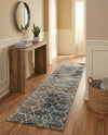 Trellis Mosaic Collection Area Rug - Arborville (Blue Multi) Runner Blue Multi  lifestyle 22