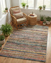 Jewel Oasis Collection Area Rug - Sapphire (Multi) Rectangle Multi  lifestyle 10