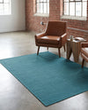 Soho Elegance Collection Area Rug - Chelsea (Turquoise) Rectangle Turquoise  lifestyle 29