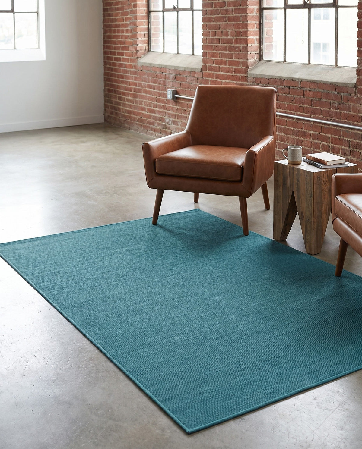 Soho Elegance Collection Area Rug - Chelsea (Turquoise) Rectangle Turquoise  lifestyle 29