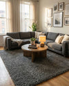 Plush Oasis Collection Area Rug - Serenity (Graphite Gray) Rectangle Graphite Gray  lifestyle 5