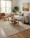 Bloomsbury Elegance Collection Area Rug -  Chelsea Rectangle Ivory Beige  lifestyle 29