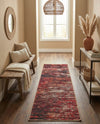 Sahara Essence Collection Area Rug - Oasis (Rust Red) Runner Rust Red  lifestyle 29