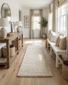 Cozy Comfort Shag Collection Area Rug - Haven (Oatmeal Beige) Runner Oatmeal Beige  lifestyle 46