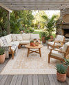 Tribal Terrace Treasures Collection Area Rug -  Incan Isle (Natural) Rectangle Natural  lifestyle 28