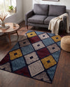 Coastal Haven Collection Area Rug -  Anchorage Rectangle Multi  lifestyle 32