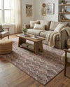 Geo Garden Lattice Collection Area Rug -  Casablanca Rectangle Dusty Rose  lifestyle 22