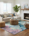 Seaside Haven Rugs Collection Area Rug - Marina Rectangle Multi  lifestyle 11
