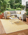 Urban Oasis Rugs Collection Area Rug -  Terrace (Yellow Ivory) Rectangle Yellow Ivory  lifestyle 8