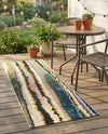 Urban Terrace Collection Area Rug -  Capri Runner Multi  lifestyle 54