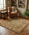 Jaipur Elegance Collection Area Rug -  City Square Light Green  lifestyle 42