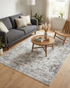 Riviera Elegance Collection Area Rug - Antibes (Gray) Rectangle Gray  lifestyle 16