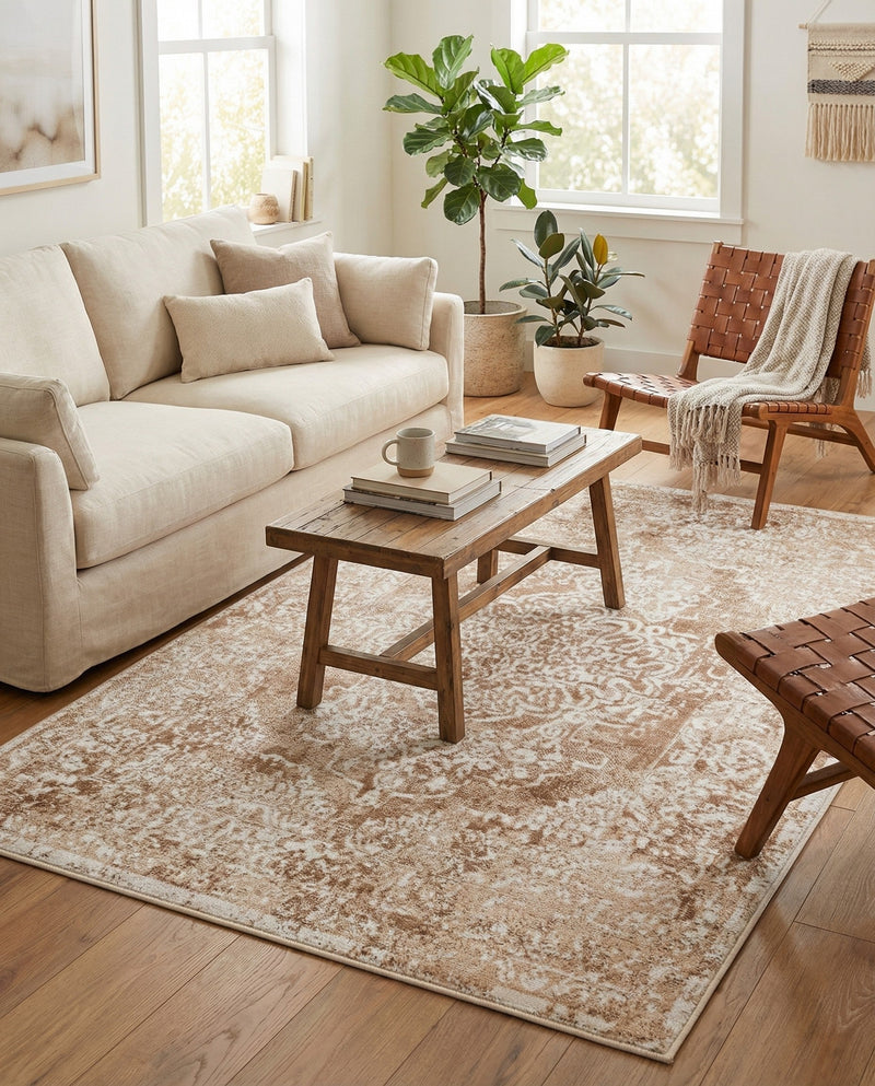 Cambridge Classics Collection Area Rug -  Magdalene (Beige) Rectangle Beige  lifestyle 17