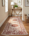 Patio Heritage Collection Area Rug -  Lafayette (Rust Red) Runner Rust Red  lifestyle 55