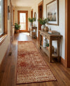 Autumn Meadow Collection Area Rug -  Ironbark Runner Terracotta  lifestyle 57