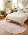 Cambridge Classics Collection Area Rug -  Magdalene (Pink) Oval Pink  lifestyle 65