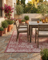 Patio Heritage Collection Area Rug - Savannah (Rust Red) Rectangle Rust Red  lifestyle 7