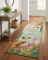 Seaside Blooms Collection Area Rug -  Amalfi Runner Multi  lifestyle 46