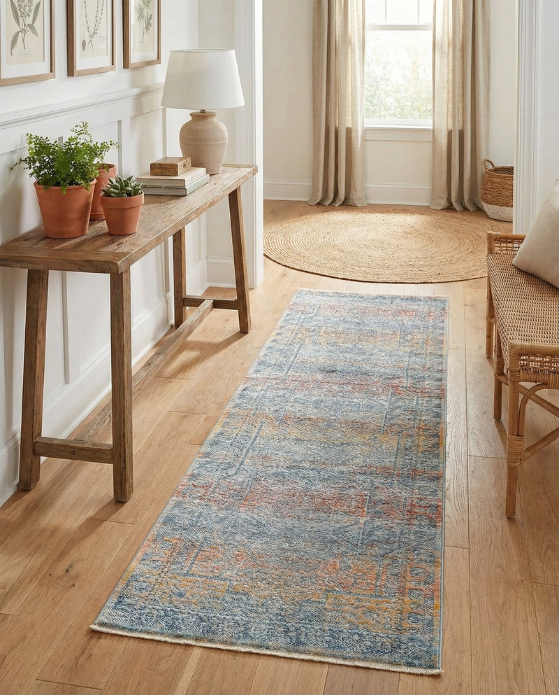 Coastal Haven Collection Area Rug -  Oceania Runner Multi  lifestyle 56