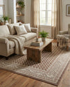 Soho Elegance Collection Area Rug -  Mercer (Brown) Rectangle Brown  lifestyle 3