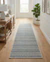 Seaside Stripes Collection Area Rug -  Boardwalk (Light Blue) Runner Light Blue  lifestyle 39