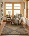 Sahara Sands Collection Area Rug -  Merimde Rectangle Brown  lifestyle 21