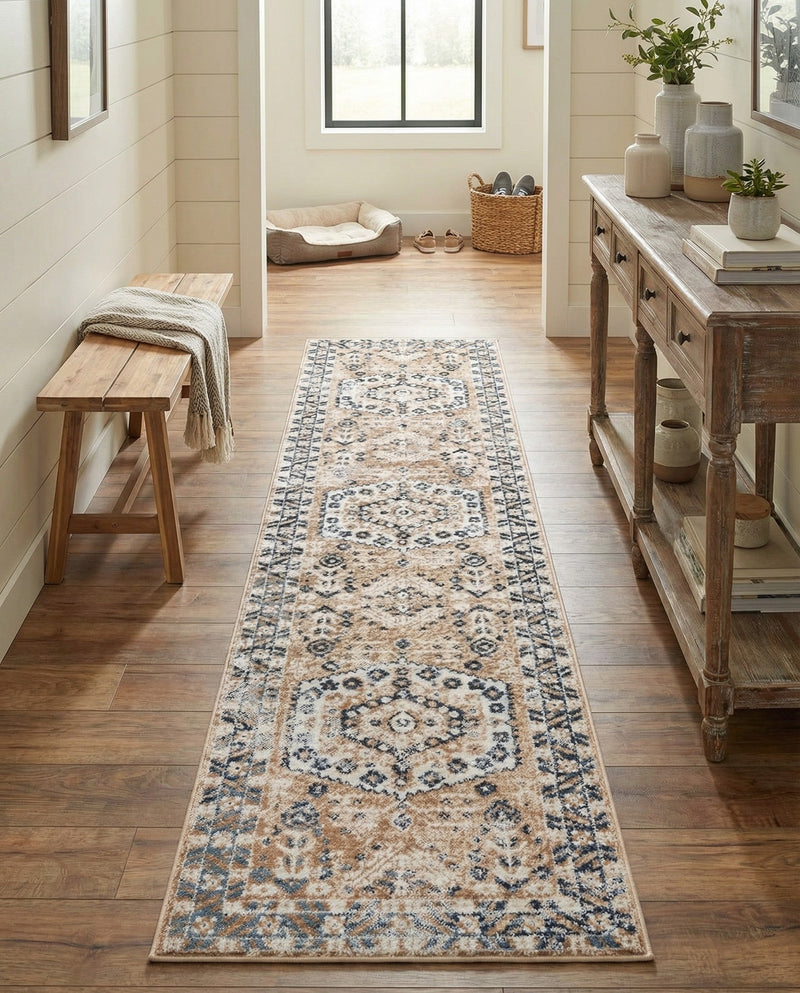 Cambridge Classics Collection Area Rug -  Pembroke (Beige) Runner Beige  lifestyle 68