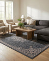 Patio Heritage Collection Area Rug -  Charleston (Charcoal Gray) Rectangle Charcoal Gray  lifestyle 8