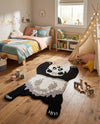 Whimsy Wonders Wool Collection Area Rug -  Mesa Rectangle Black and Gray  lifestyle 4