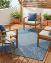 Urban Terrace Collection Area Rug -  Chelsea (Blue) Rectangle Blue  lifestyle 25