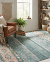 Heritage Elegance Collection Area Rug -  Edinburgh Rectangle Green  lifestyle 9