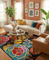 Venetian Elegance Collection Area Rug -  Accademia Rectangle Black  lifestyle 38