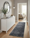 Sahara Essence Collection Area Rug - Oasis (Black) Runner Black  lifestyle 52