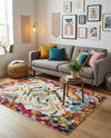 Colorburst Oasis Collection Area Rug -  Calypso Rectangle Multi  lifestyle 7
