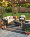 Urban Oasis Rugs Collection Area Rug -  District (Charcoal) Rectangle Charcoal  lifestyle 32
