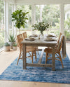 Sahara Essence Collection Area Rug - Oasis (Blue) Rectangle Blue  lifestyle 13