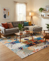 Colorburst Oasis Collection Area Rug -  Marina Square Ivory  lifestyle 34
