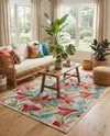 Outdoor Marrakesh Collection Area Rug -  Midelt Rectangle Multi  lifestyle 15