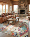Sedona Vista Collection Area Rug -  Cholla Rectangle Multi  lifestyle 5