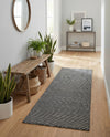 Jill Zarin Sedona Oasis Outdoor Collection Area Rug - Coconino (Black Sky) Runner Black Sky  lifestyle 12