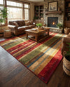 Urban Terrace Collection Area Rug -  Rooftop Rectangle Multi  lifestyle 33
