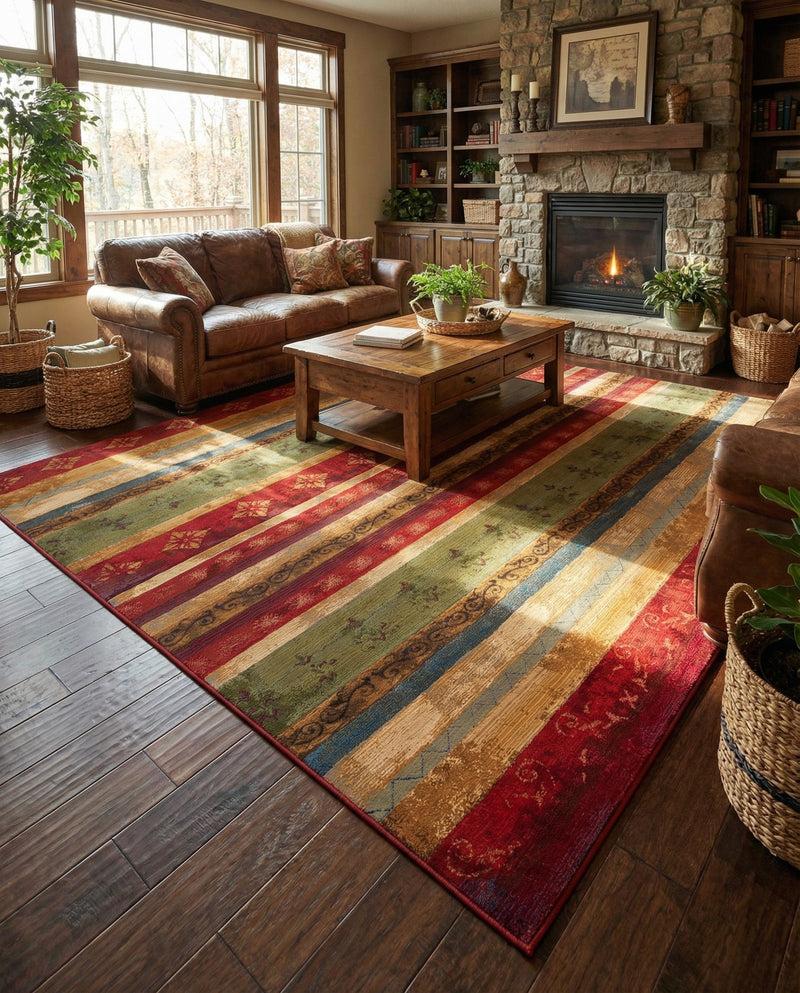Urban Terrace Collection Area Rug -  Rooftop Rectangle Multi  lifestyle 33