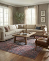 Zahara Oasis Collection Area Rug -  Agadir Rectangle Antique Rust Red  lifestyle 10