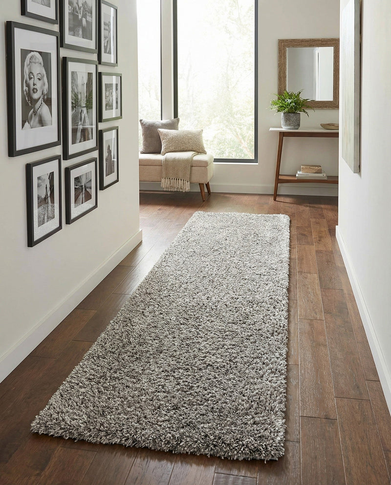 Majestic Manor Collection Area Rug - Versailles (Silver Screen) Runner Silver Screen  lifestyle 65