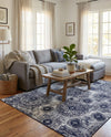 Riviera Elegance Collection Area Rug -  Monaco (Navy Blue) Rectangle Navy Blue  lifestyle 16