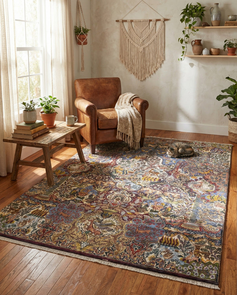 Bazaar Chic Collection Area Rug -  Safi Rectangle Multi  lifestyle 12