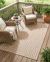 Urban Terrace Collection Area Rug -  Astoria (Taupe) Rectangle Taupe  lifestyle 4
