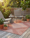 Urban Terrace Collection Area Rug -  Chelsea (Rust Red) Rectangle Rust Red  lifestyle 19